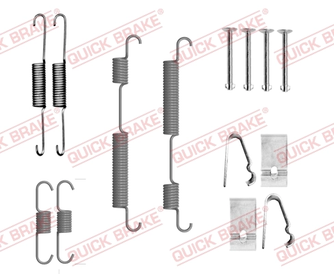 Accessory Kit, brake shoes